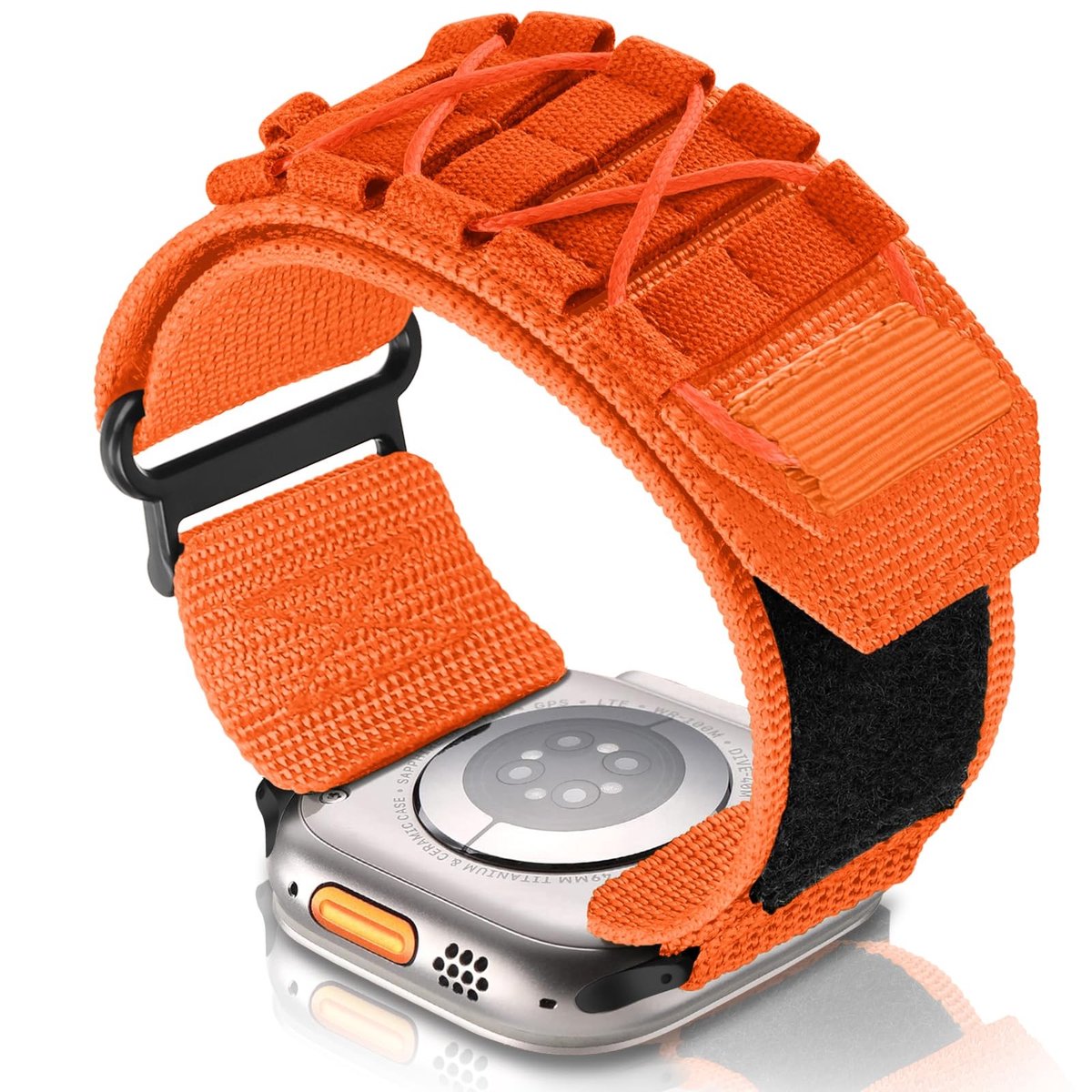 SolidKeus - Nylon Horlogeband voor Apple Watch 38/40/41 mm