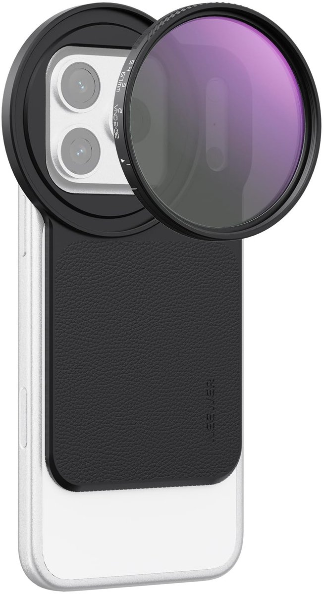 SolidKeus - Magnetische Lensfilter Adapter met ND2-32 Filter voor MagSafe iPhones