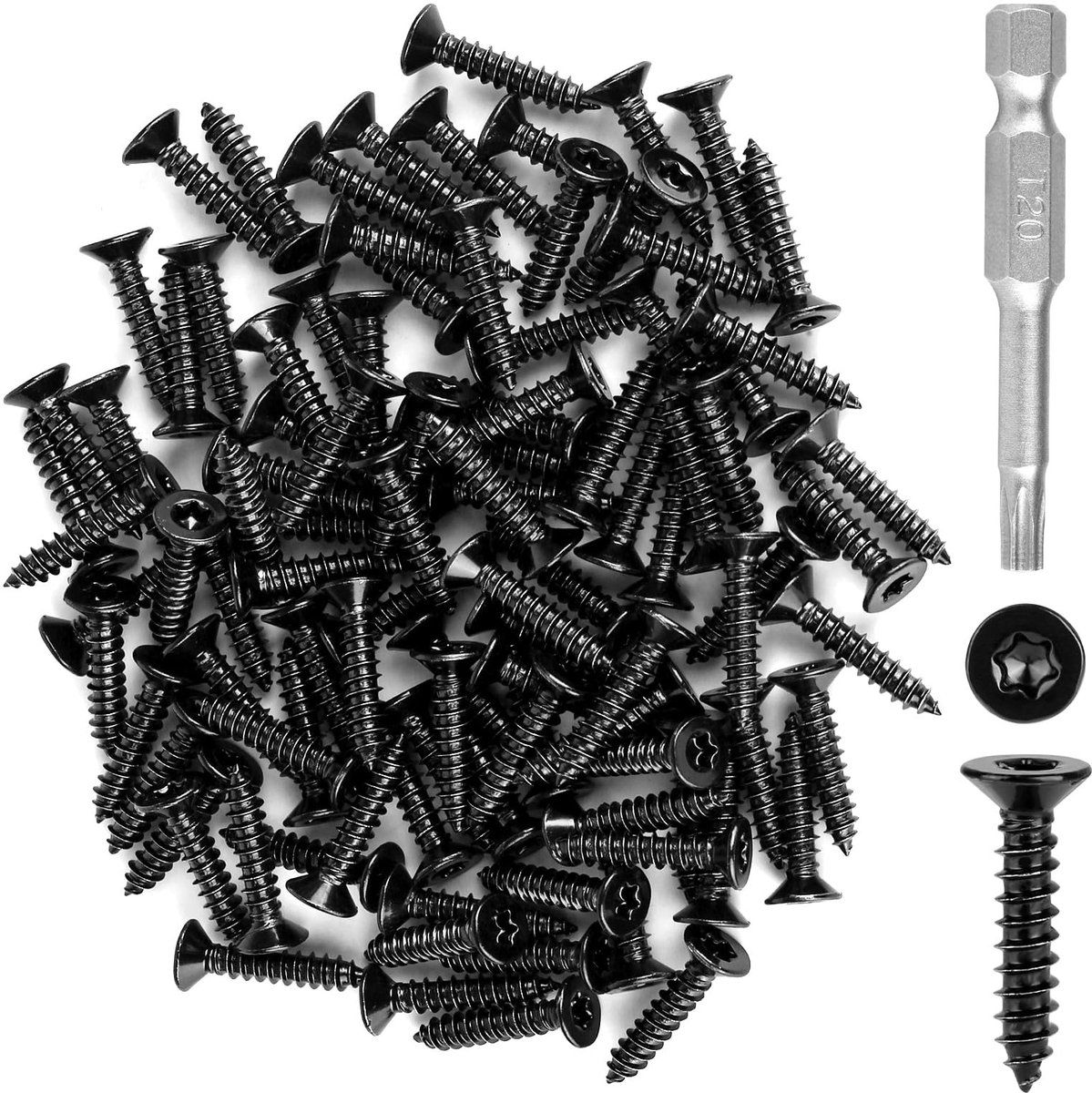SolidKeus - 150 Stuks Torx Houtschroeven van RVS, M3 x 10mm