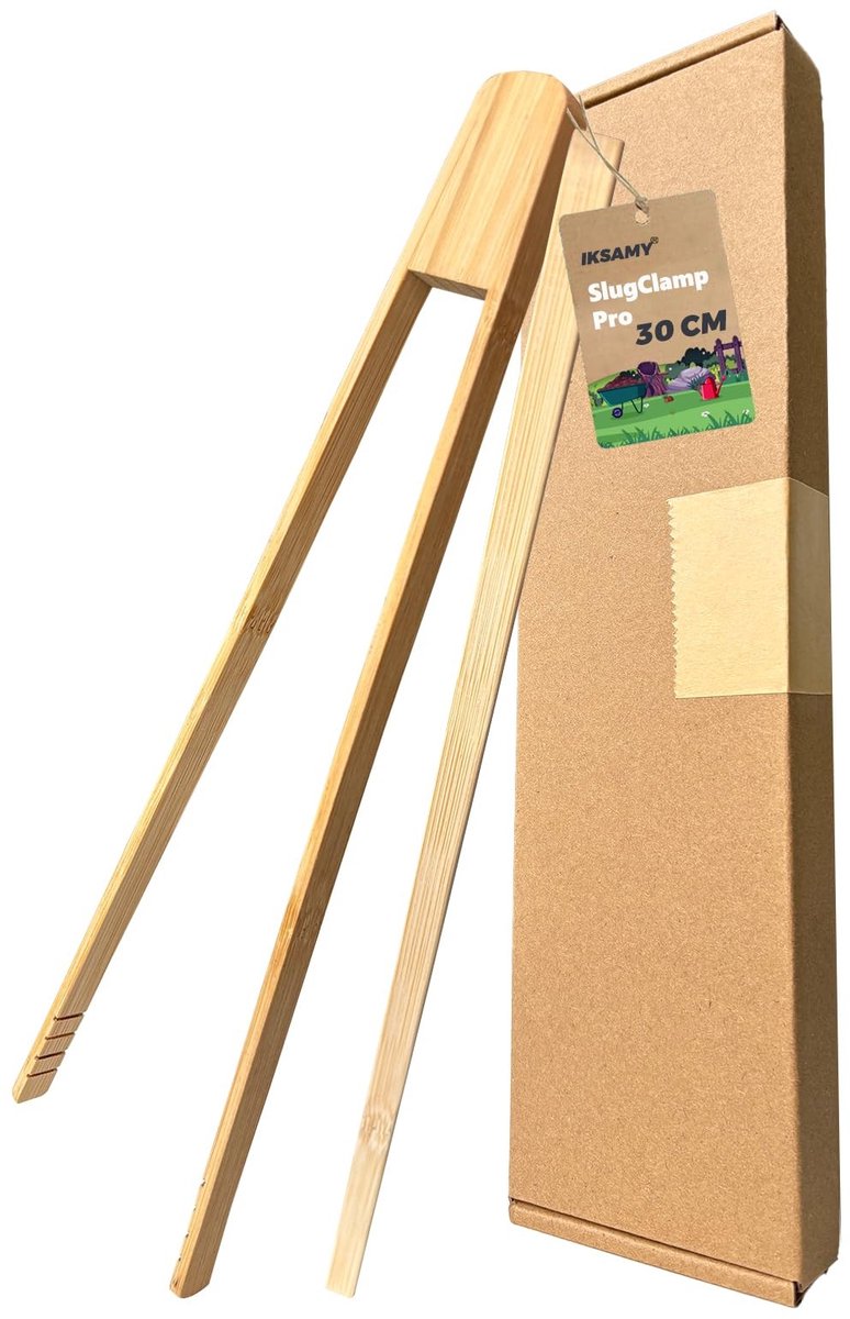 SolidKeus - 2-in-1 Bamboe Slakken Tang met Zoekstaaf