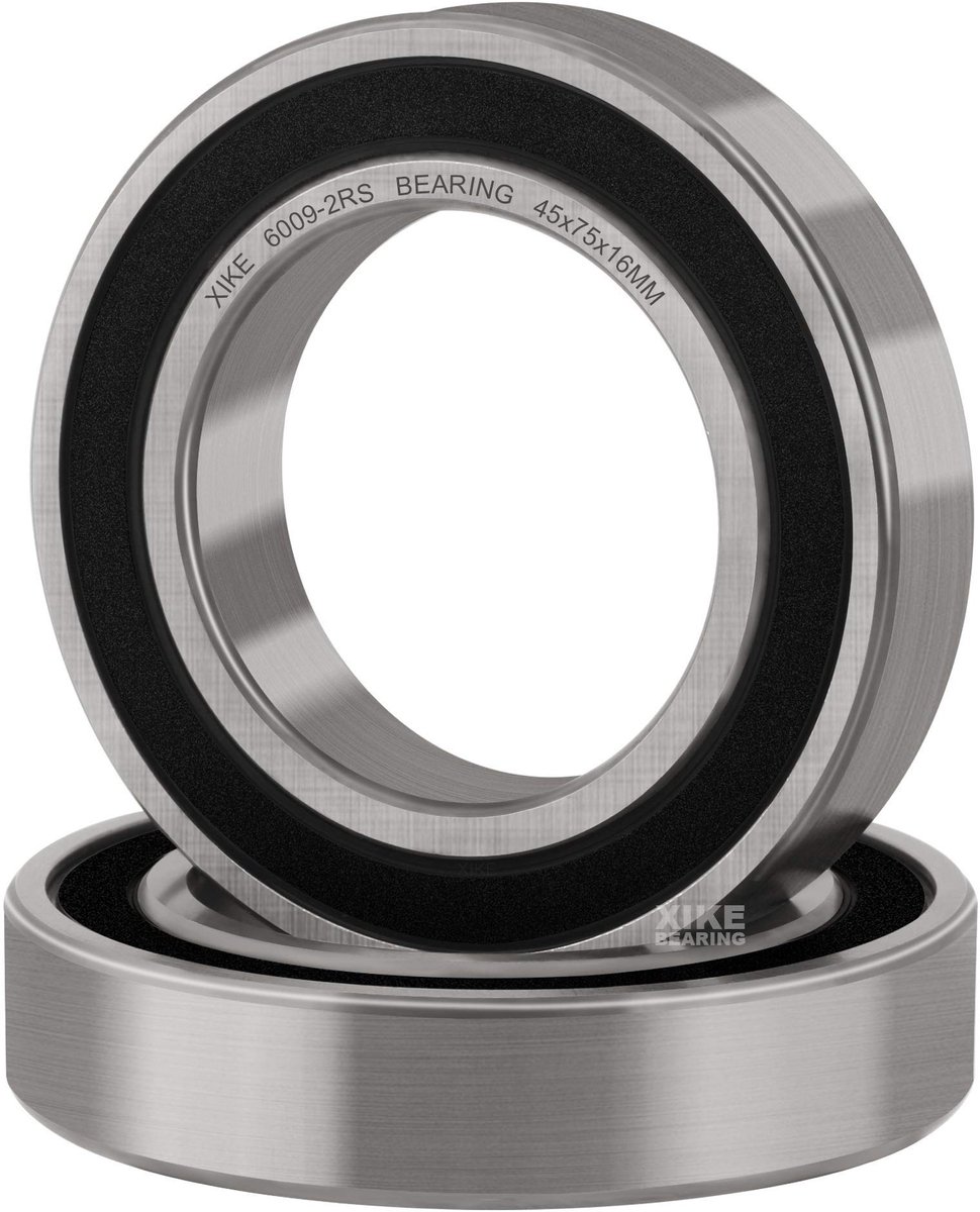SolidKeus - 2 Stuks 6009-2RS Geësealed Kogellagers 45x75x16mm