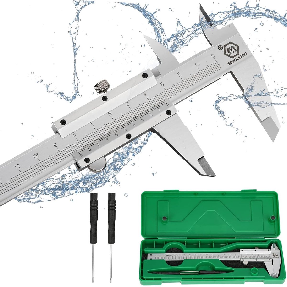 SolidKeus - Analoge Caliper van 150mm van Roestvrij Staal