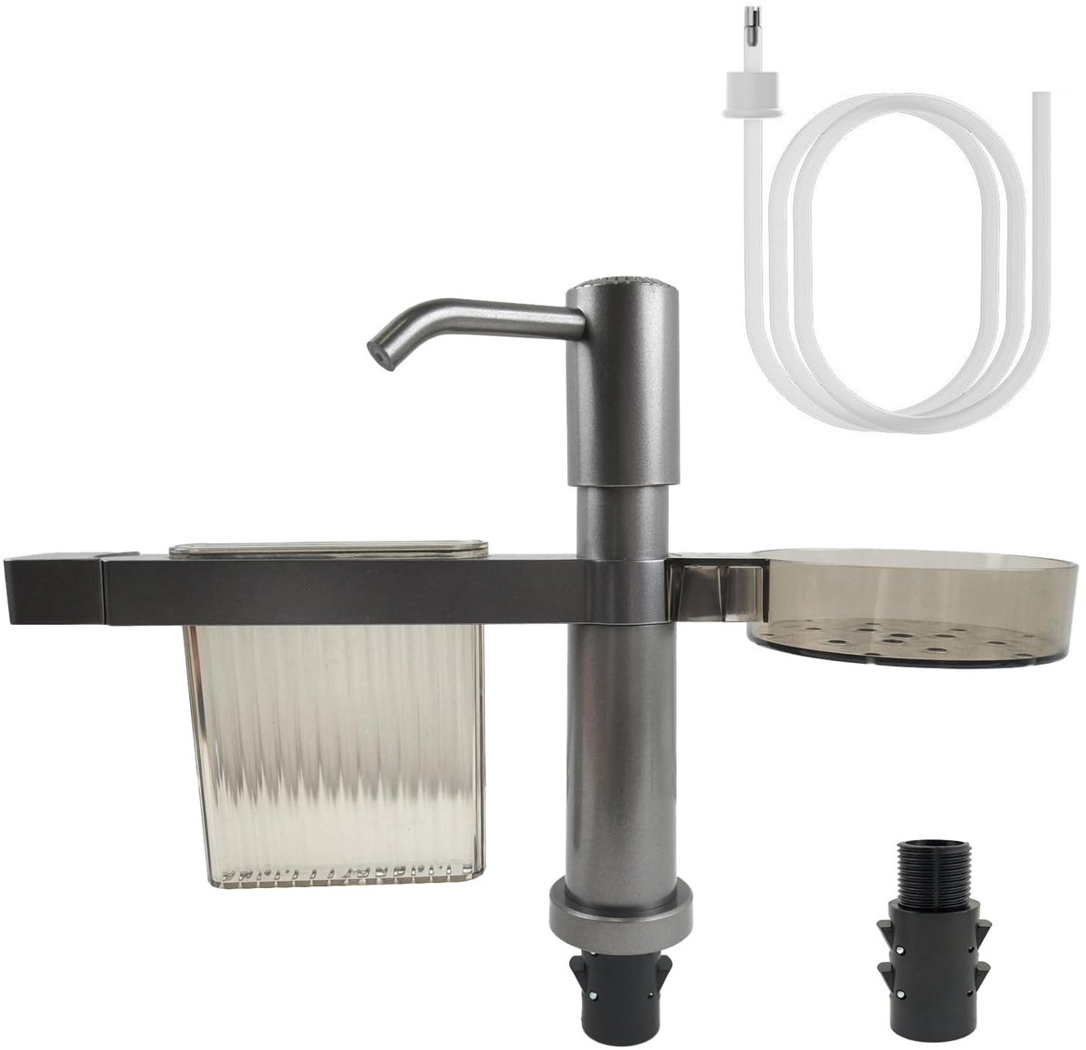 SolidKeus - Multifunctionele Zeepdispenser met 360° Draaiende Pomp
