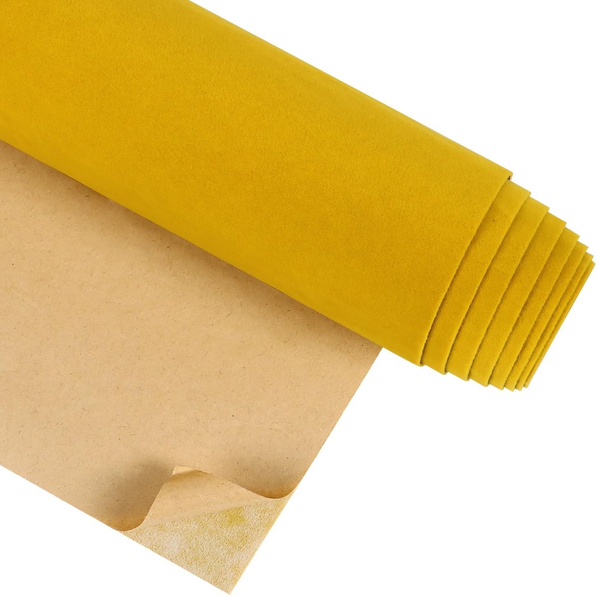 SolidKeus - Zelfklevend Behang Geel 30 cm x 200 cm voor Meubilair