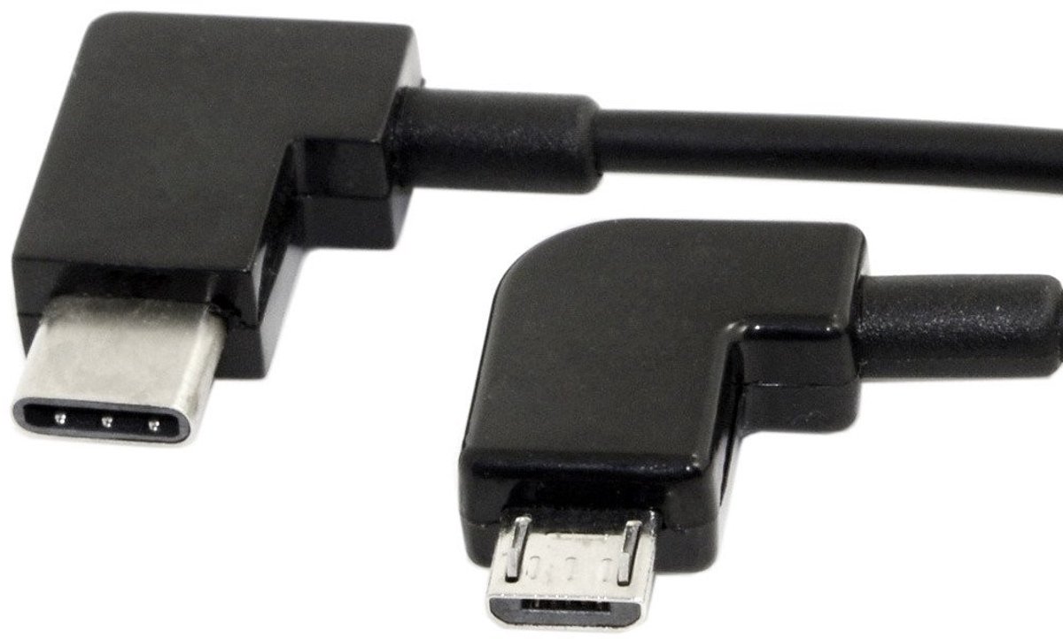 SolidKeus - Type-C naar Micro USB Data Kabel voor Remote Control Mavic Pro