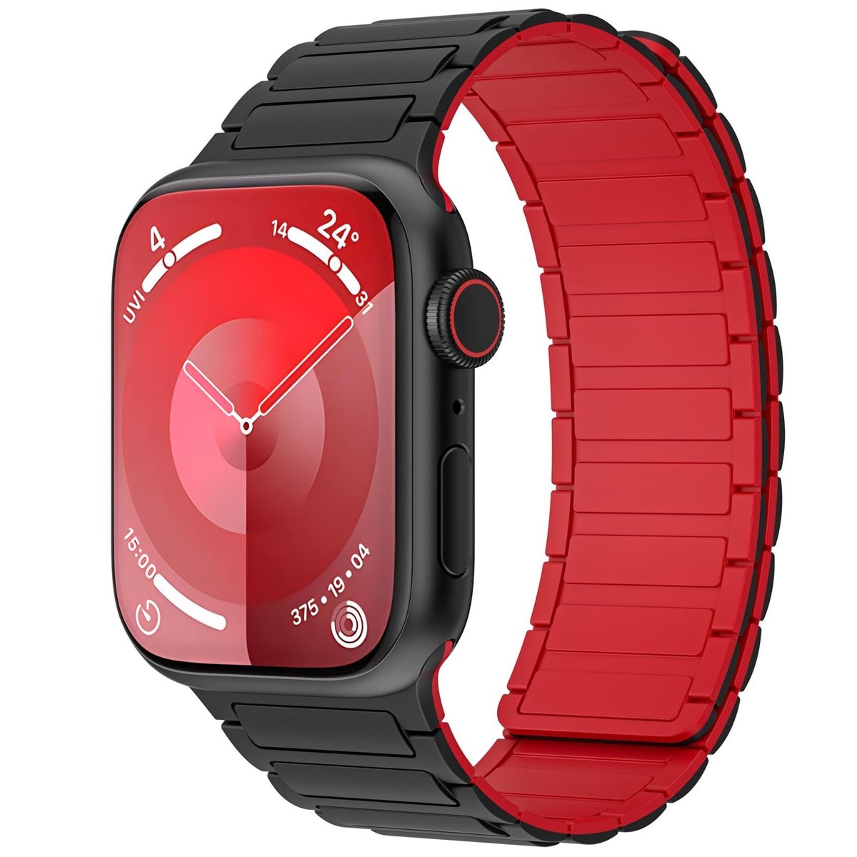 SolidKeus - Magnetische Sport Loop Horlogeband voor Apple Watch