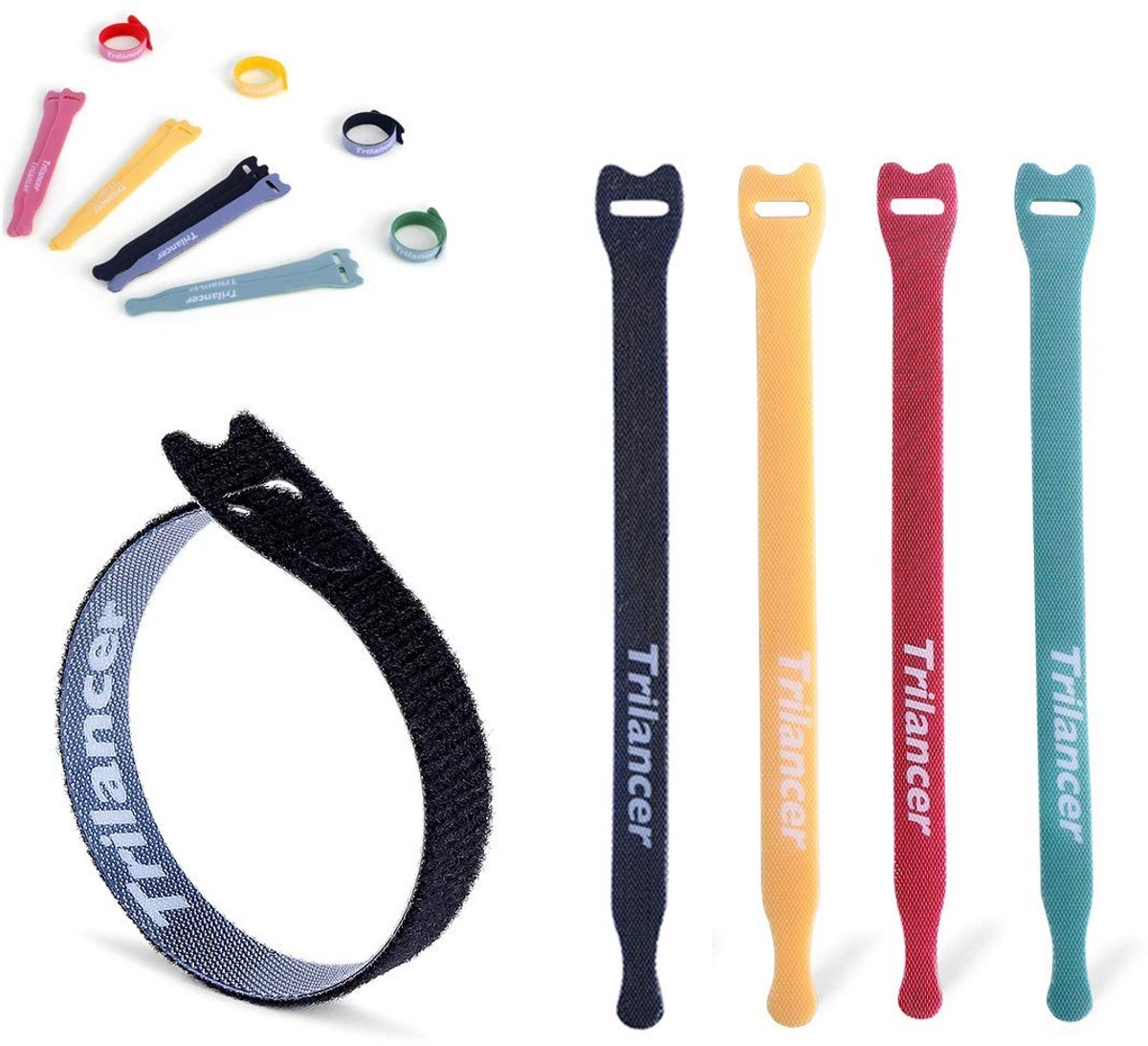SolidKeus - Herbruikbare Kabelbinders 15 cm Set van 40