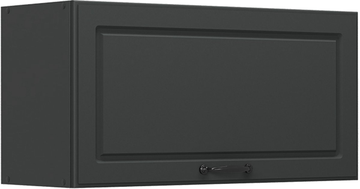 Vicco Hangkast R-Line, Antraciet landelijk/Antraciet, 80 cm Plat