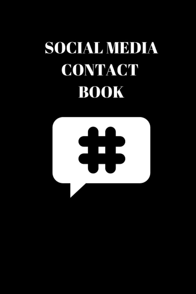 Media Contact Book: 50 Pages-6x9 Size