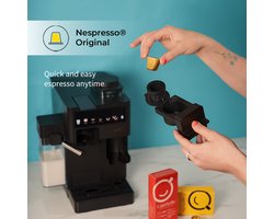 CHiATO coffeePLAY 5-in-1 Koffiemachine bonen met melksysteem - Grijs