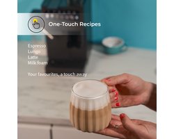 CHiATO coffeePLAY 5-in-1 Koffiemachine bonen met melksysteem - Zwart