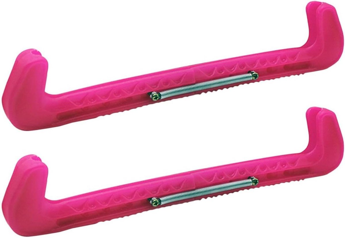 Schaatsbeschermers - Skate guards - Schaatsen beschermen - Verstelbare lengte - 20 cm - roze