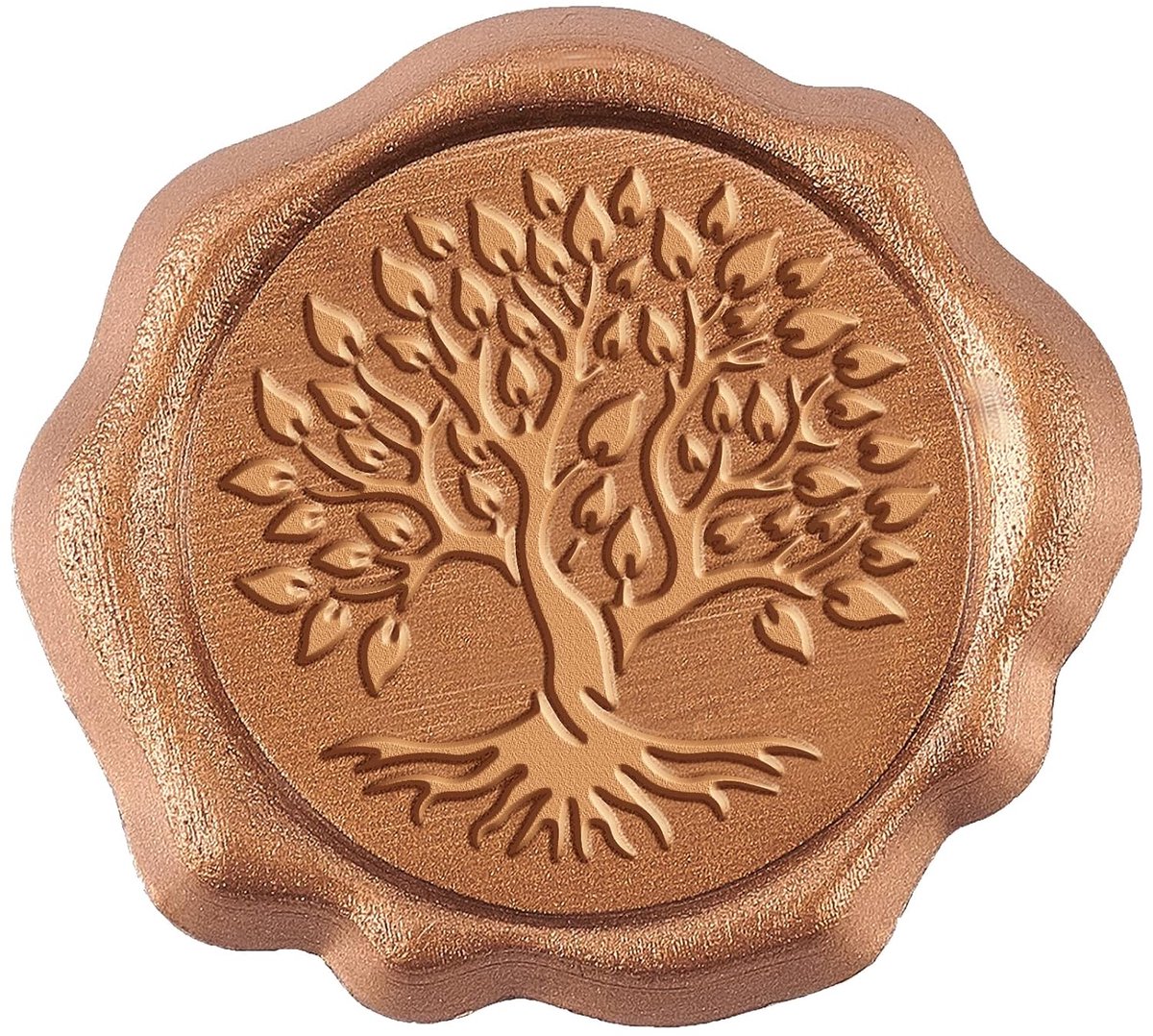 50 STKS Wax Seal Stickers Levensboom Zelfklevende Afdichting Wax Stempel Boom Envelop Zegels Wax Seal Stempel Voor Afdichting Envelop Kaarten Gift Uitnodiging Scrapbooking