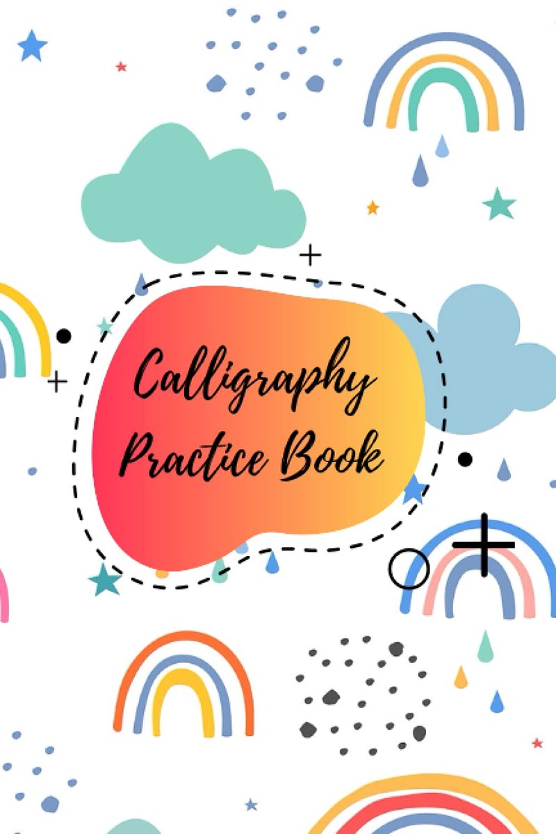 Practice Book: Dot-Grid Copperplate and Brush-Pen Lettering Practice Notebook