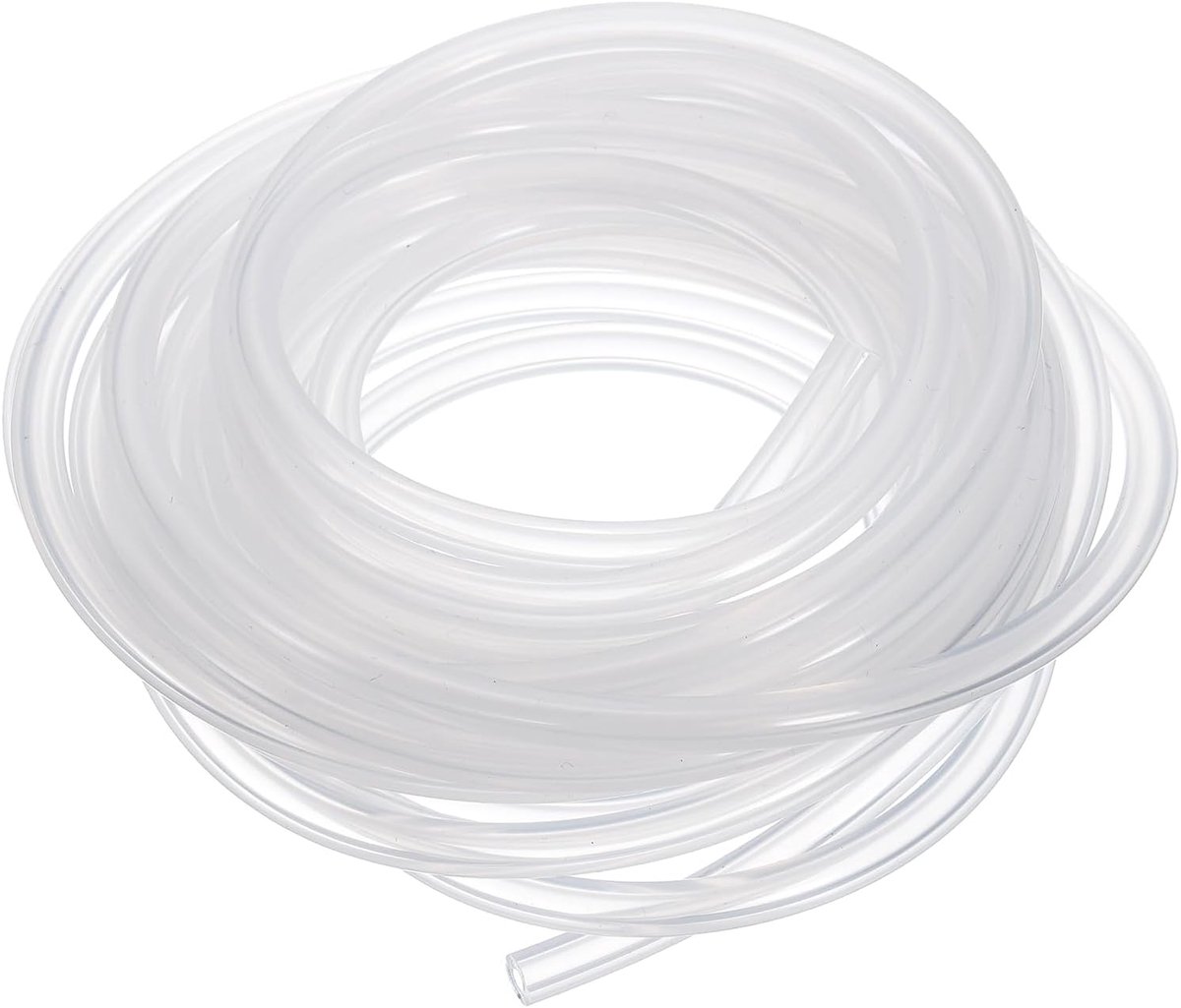 Siliconen slang, 2,5 mm ID x 6 mm OD 16,4 voet lange flexibele zuivere siliconen slang, slangslang voor thuisbrouwen, aquaponica, luchtslang, irrigatie