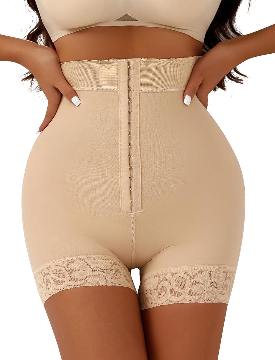 Shapewear onderbroek voor dames, buikcontrole, corsetbroek, gevoerd, corsetslip, hoge taille, buikweg, body shaper met korset
