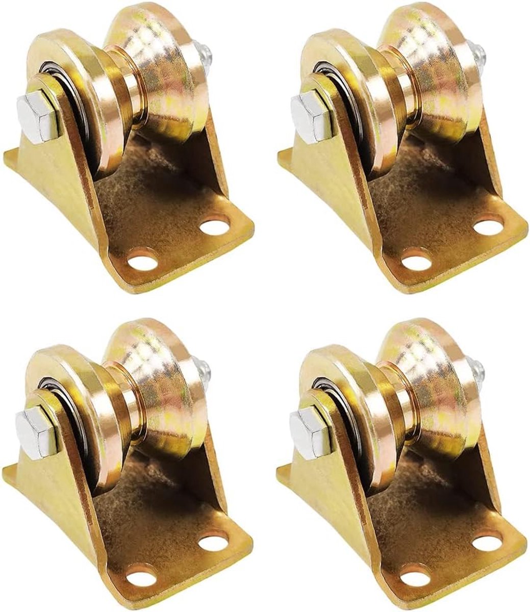 Katrollen voor touwen, V-groef 30 mm katrol voor touwen, stalen kabelrollen voor hefkranen, industriële machines, schuifdeuren, inversies, deur- en raamrails, katrollen voor kabels