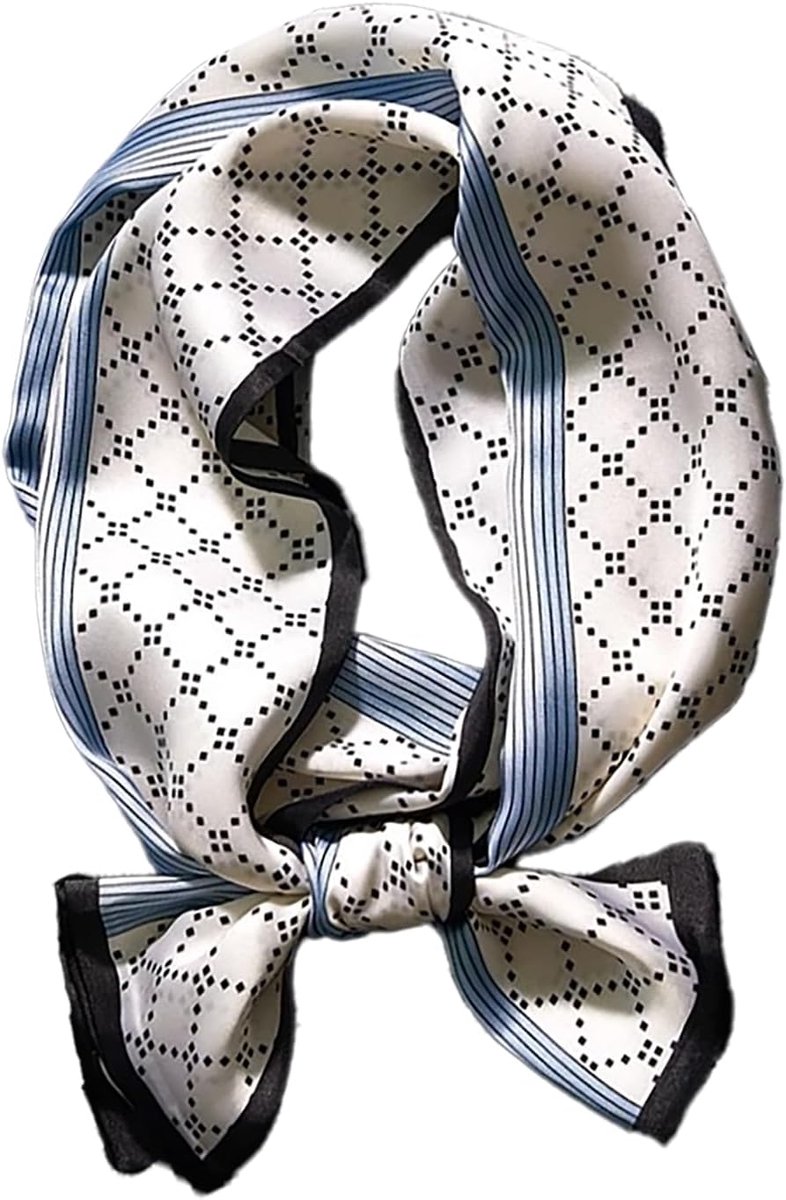 Leroy Dames 150 x 15 cm Zijden Sjaal Elegante Sjaal Zijden Haarband Zijden Riem
