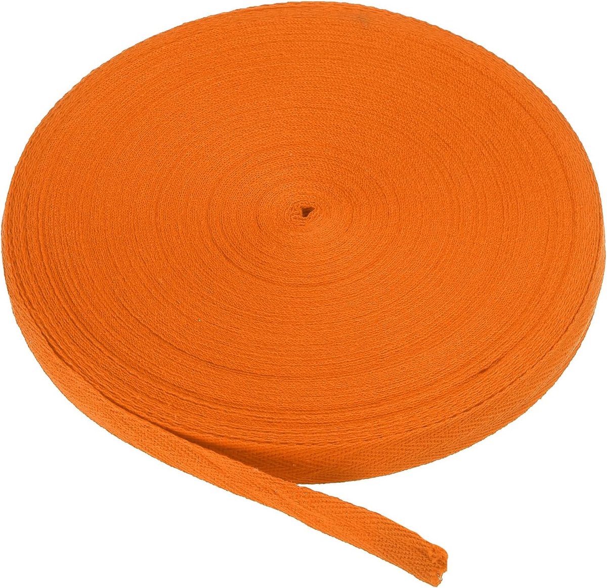 Katoen Twill Tape 5/8 Inch 50 Yards Katoen Lint Bias Binding Tape Visgraat Singelband Trim voor Naaien Gift Wrapping Craft DIY Oranje