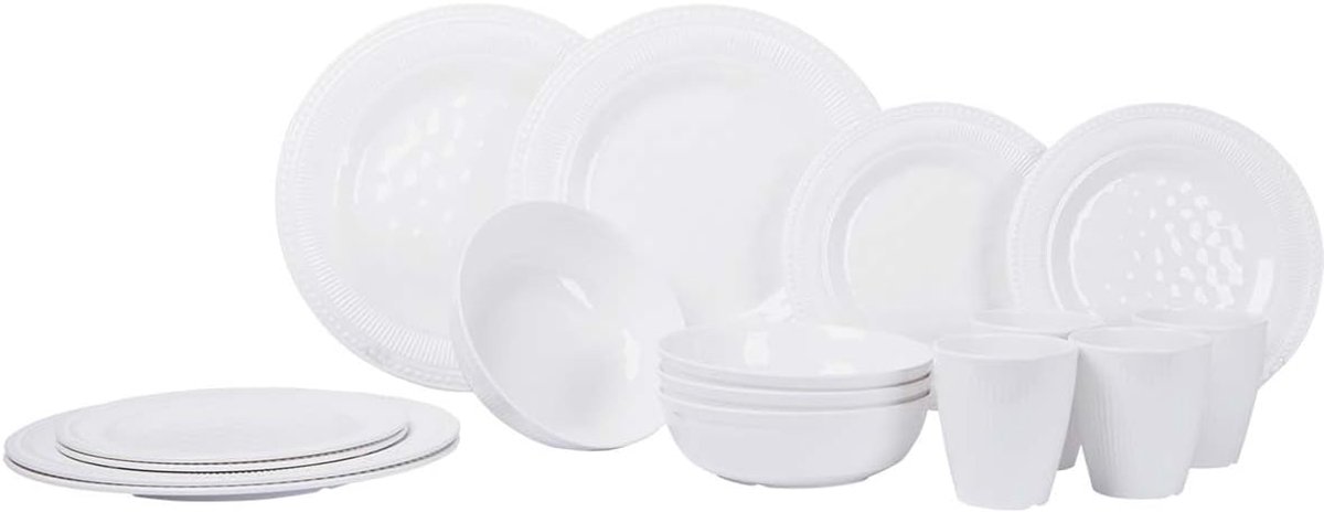 Royal Line Servies Wit 16-Delig