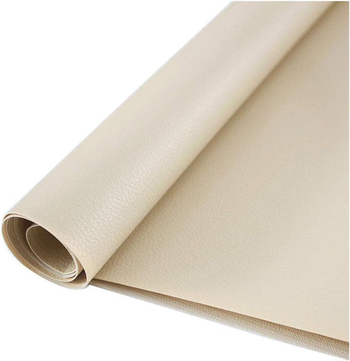 Stof Kunstleer Vinyl Leerdoek Materiaal Kleding Dressmaking Bekleding Leer Kunstleer Bekleding Stof voor Auto Boot -Beige 1.38x5m