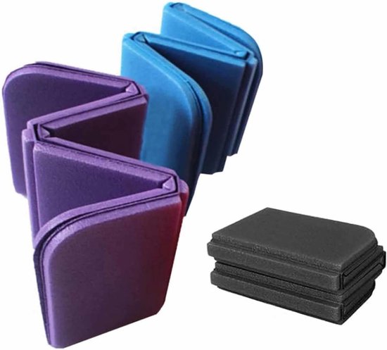 3 stuks opvouwbare zitmat, geïsoleerd inklapbaar zitkussen, opklapbare zitmat, schuimrubber, XPE opvouwbare waterdichte zitmat, voor camping, park, picknick enz. (drie kleuren) — afbeelding 5