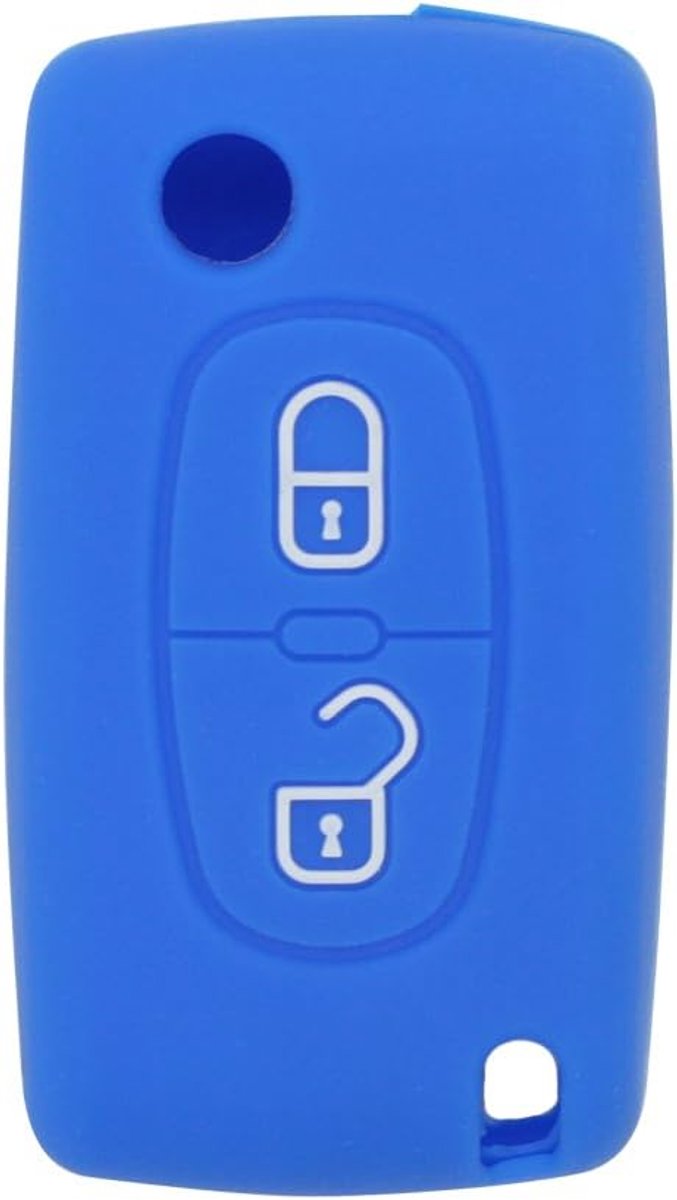 Cover Protector Case Skin Jacket fit voor PEUGEOT CITROEN 2 Button Flip Remote Key Fob CV4302