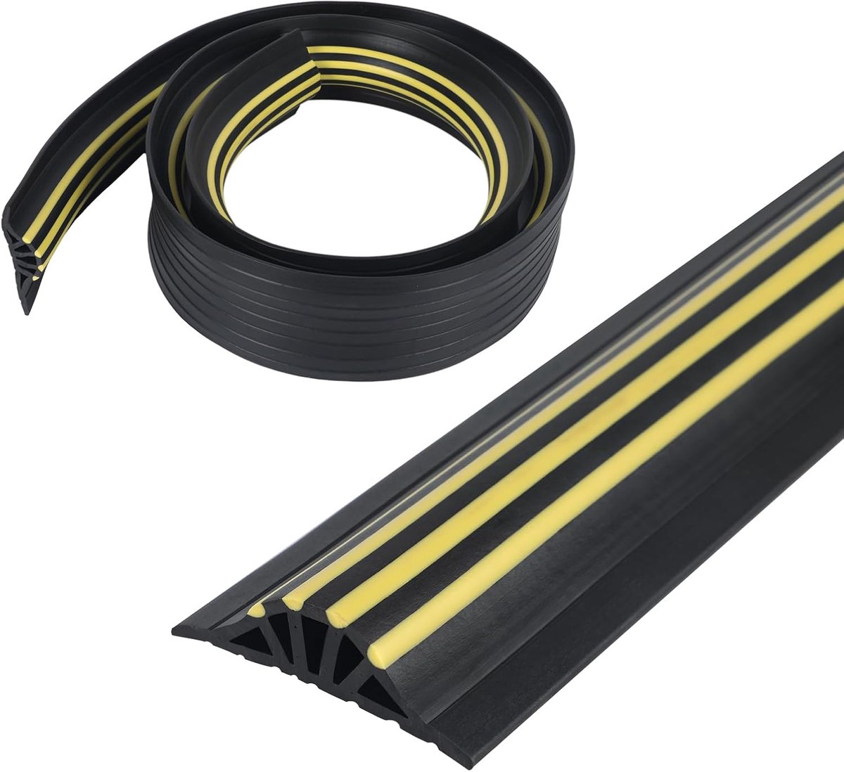 Drempelafdichting voor garagedeuren, 2,5 m, voor deurvloer, 110 x 30 mm, universele afdichting voor garagedeuren en vloerdeuren