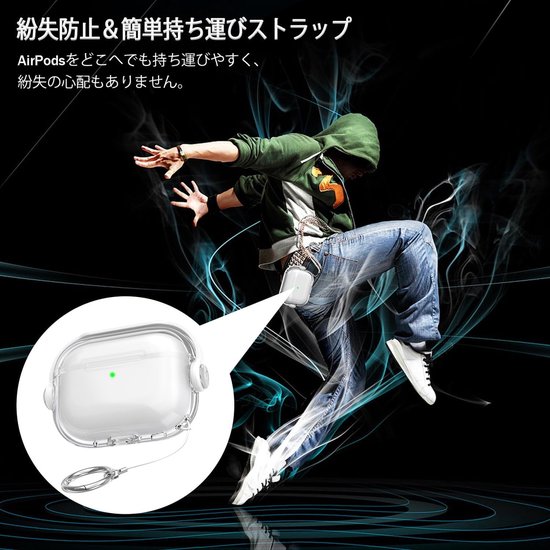Voor AirPods 4 generatie Case, Cover Airpods 4 - zacht TPU zeer transparant anti-vergelend voor AirPods 4 Case met reinigingsset en schattige ronde gesp, helder wit — afbeelding 5