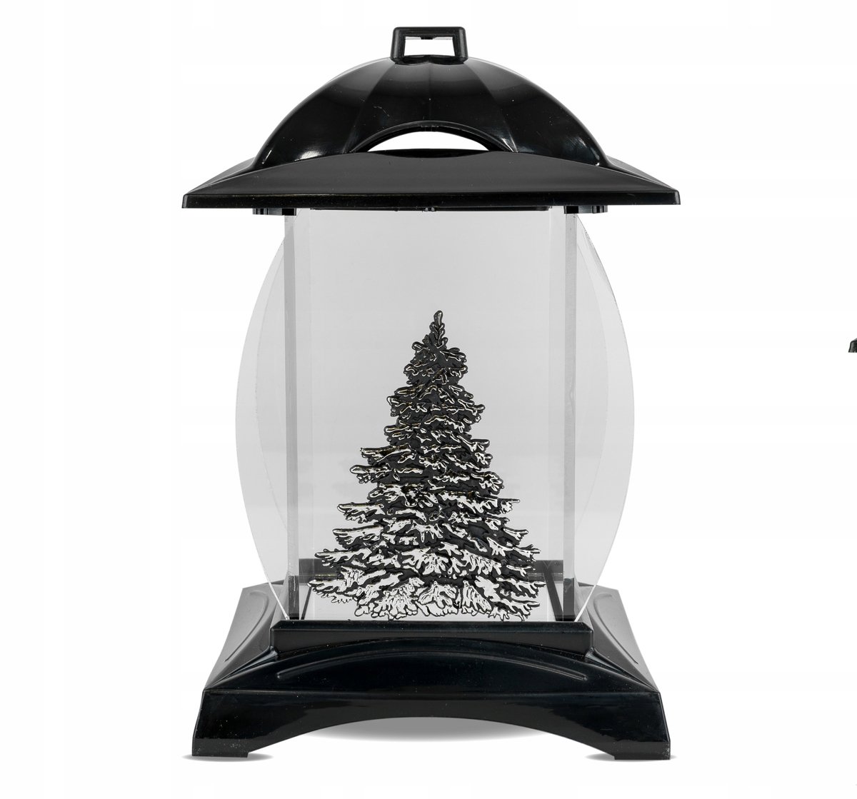 Artistieke Graflicht Kerstboom 25 cm Zwart
