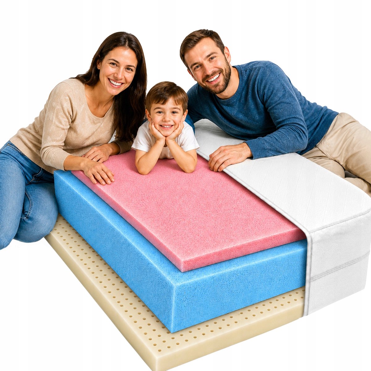 Luxe Matras 80x170cm: HR Schuim & Latex, 27cm Dik, H1/H2