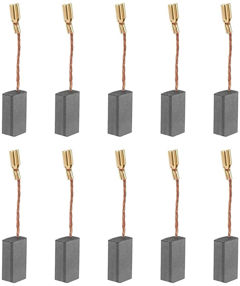 10 stuks koolborstels voor motorkoolborstels vervanging elektrisch gereedschap voor S1M-FF03-100A/6-100 A86C Makita vervangen -16 x 8 x 5 x 46 mm