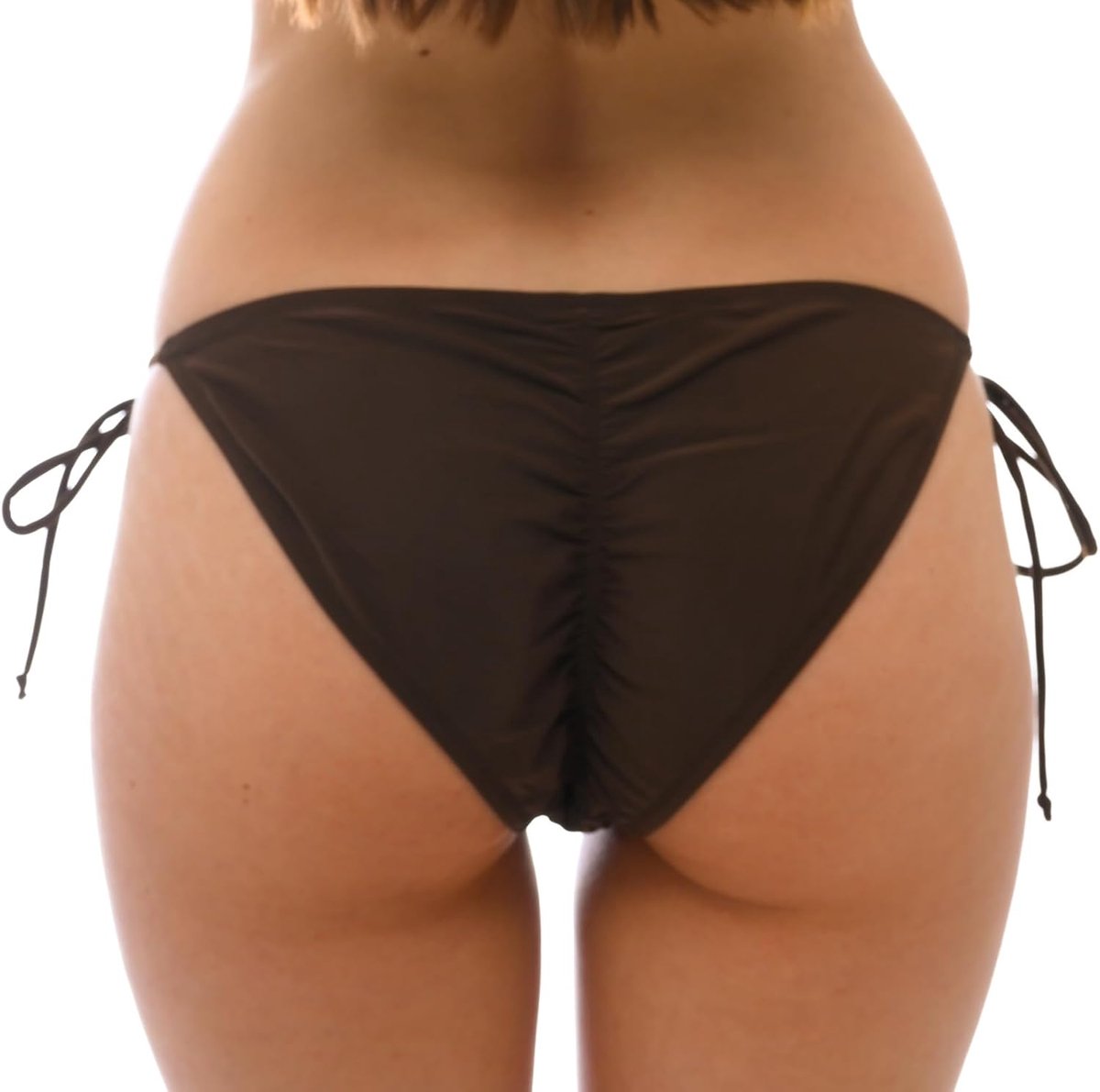 Apparel Bikini bretels voor dames, bikinibroekje, verstelbaar, bikinibroekje met geplooide driehoek op de rug