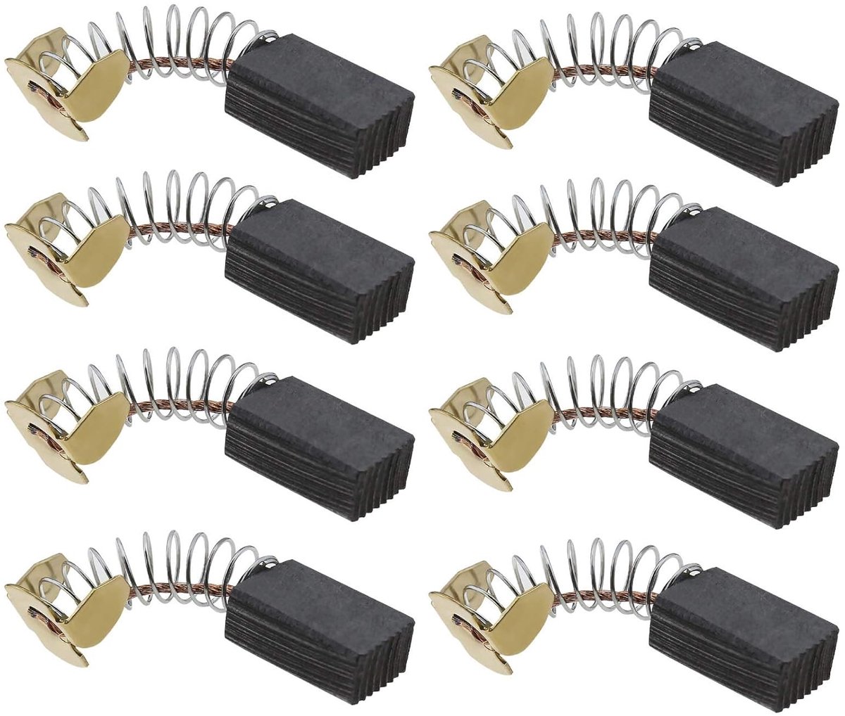 4 paar CB103 Motor Carbon Borstels 6x10x16mm Compatibel Met HM0810 181030 Elektrische Gereedschap Vervangende Onderdelen