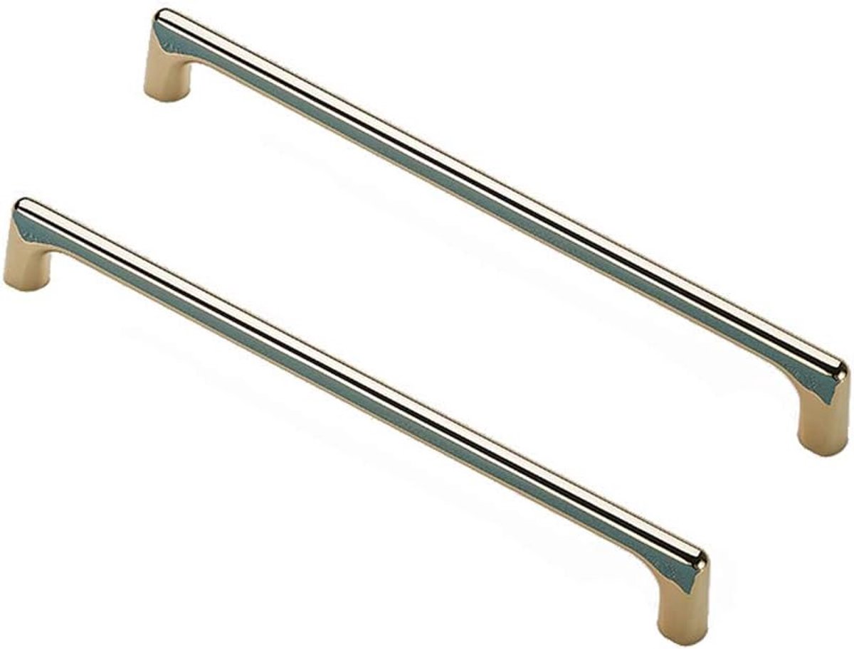 Deurgrepen, Golden Cupboard Handles, Square Drawer Handles for Kitchen Bathroom Cabinets Cupboard (2 pcs)