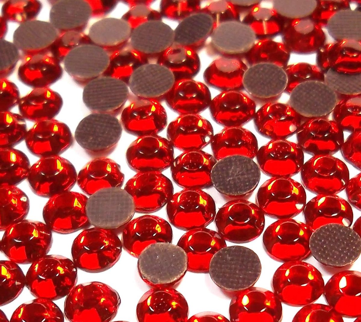 Hotfix 4mm Glas Strass met platte achterkant, zelfklevende hotfix stenen, ronde kristal edelstenen SS16, 2880 stuks, 3,4~4mm, 3,4mm ~ 4mm, Glas