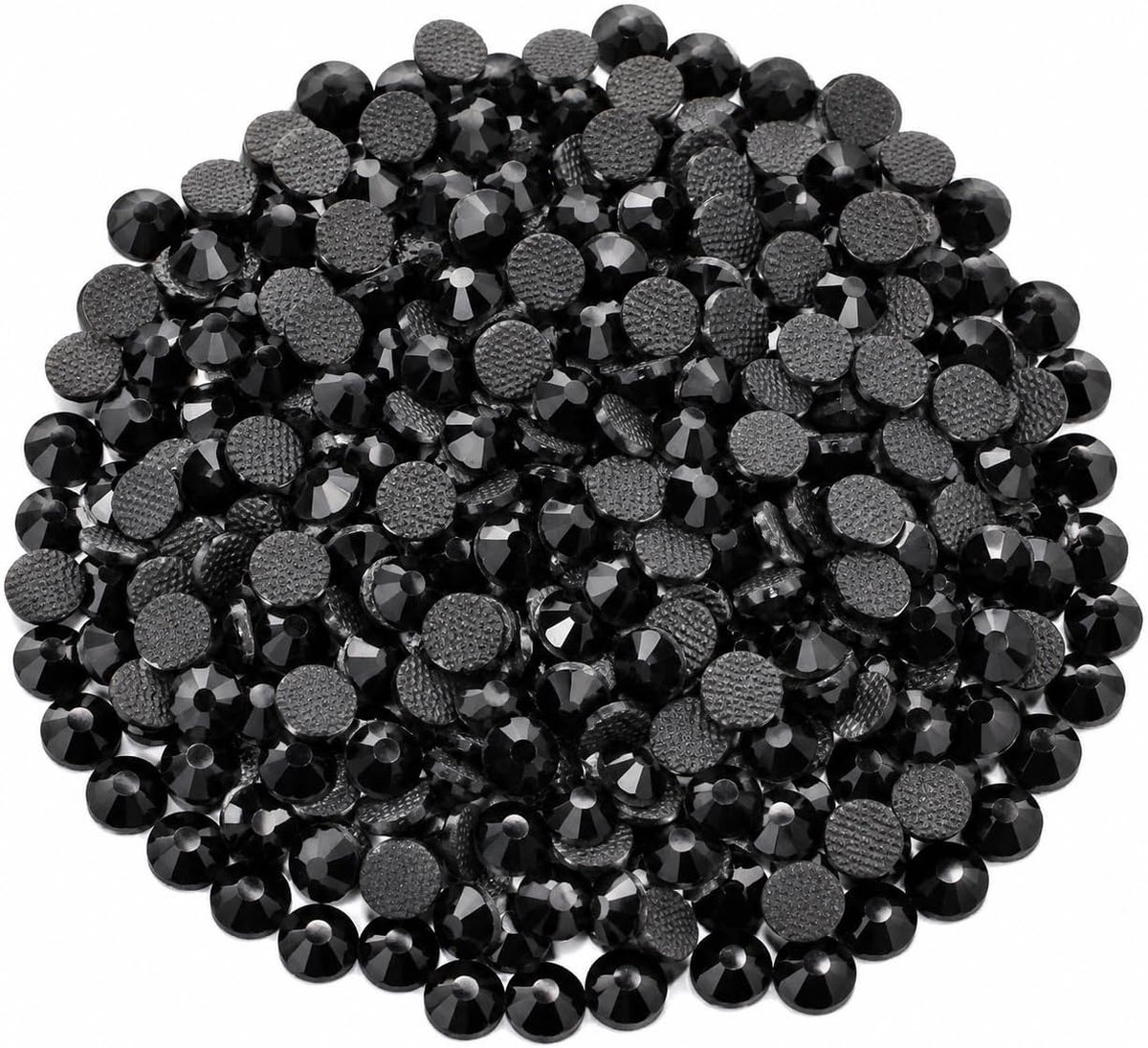 Hotfix 5mm Flatback Rückseite strass-steentjes SS20 1440 stuks glazen stenen ronde kristal edelstenen 4,4~5mm, 4,4mm ~ 5mm, Glas