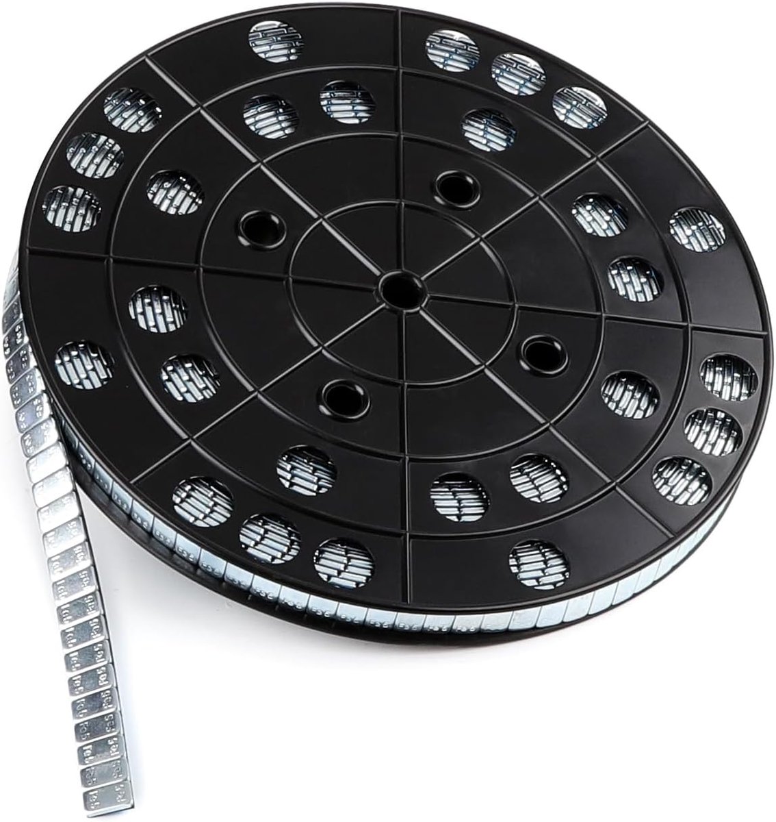 6 kg zelfklevende gewichten, balanceergewichten, stalen gewichten, zilver, 100 stuks, 5 g x 12 voor aluminium velgen, verzinkt en met kunststof coating
