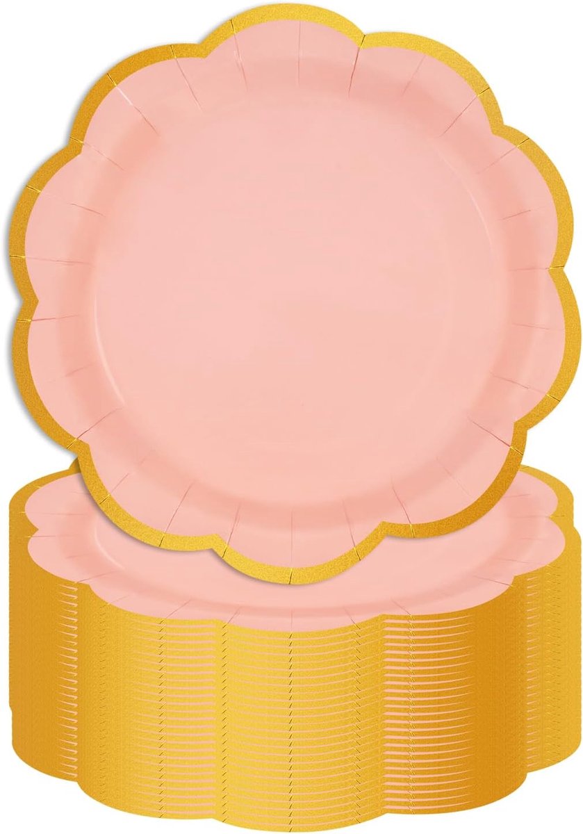Bordjes (Roze, 18cm)