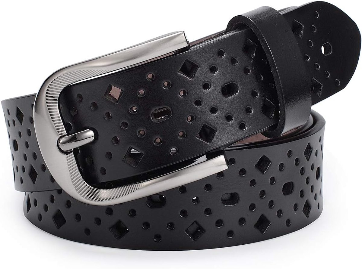Lederen Riem voor Jurk Jeans Broek Dames Meisjes Taille Riem Legering Gesp