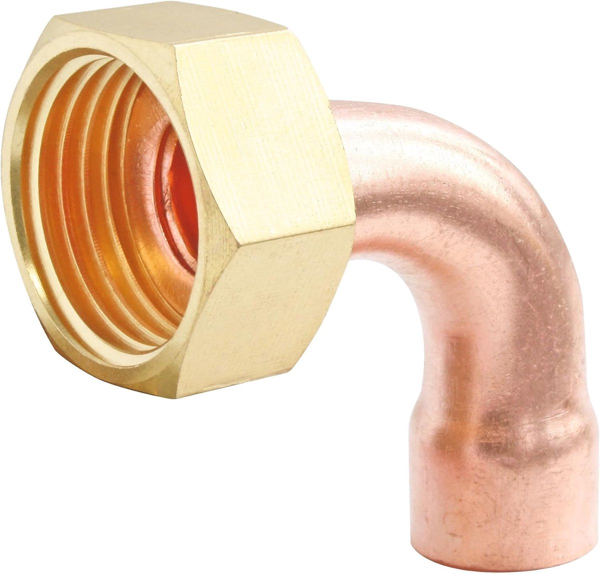 3540730012869 HOEK 2 PCES ECR PRISO 1/2 12 2 pocket aansluiting koperen slot Ø12 schuine roterende groef 15/21-tas 2 delen, None