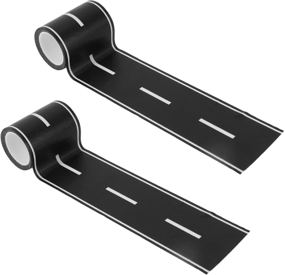 2 Rollen Speelgoedauto-Wegmarkeringstape, Wegmarkeringstape voor Speelgoedauto's Zelfklevend op Vlakke Oppervlakken voor Speelkamers en Doe-Het-Zelfprojecten (Nr. 7 Snelheidslimiet 50)