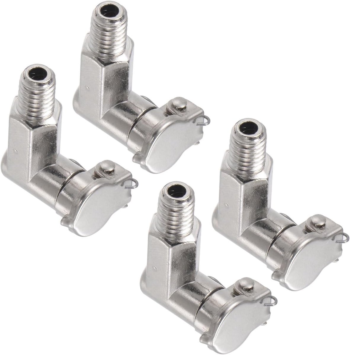 Deksel voor oliebakken voor veren, schroefdraad M6 x 1, oliepan L-vorm, accessoires voor draaimachines - (toepassingen: industriële smering), 4 stuks