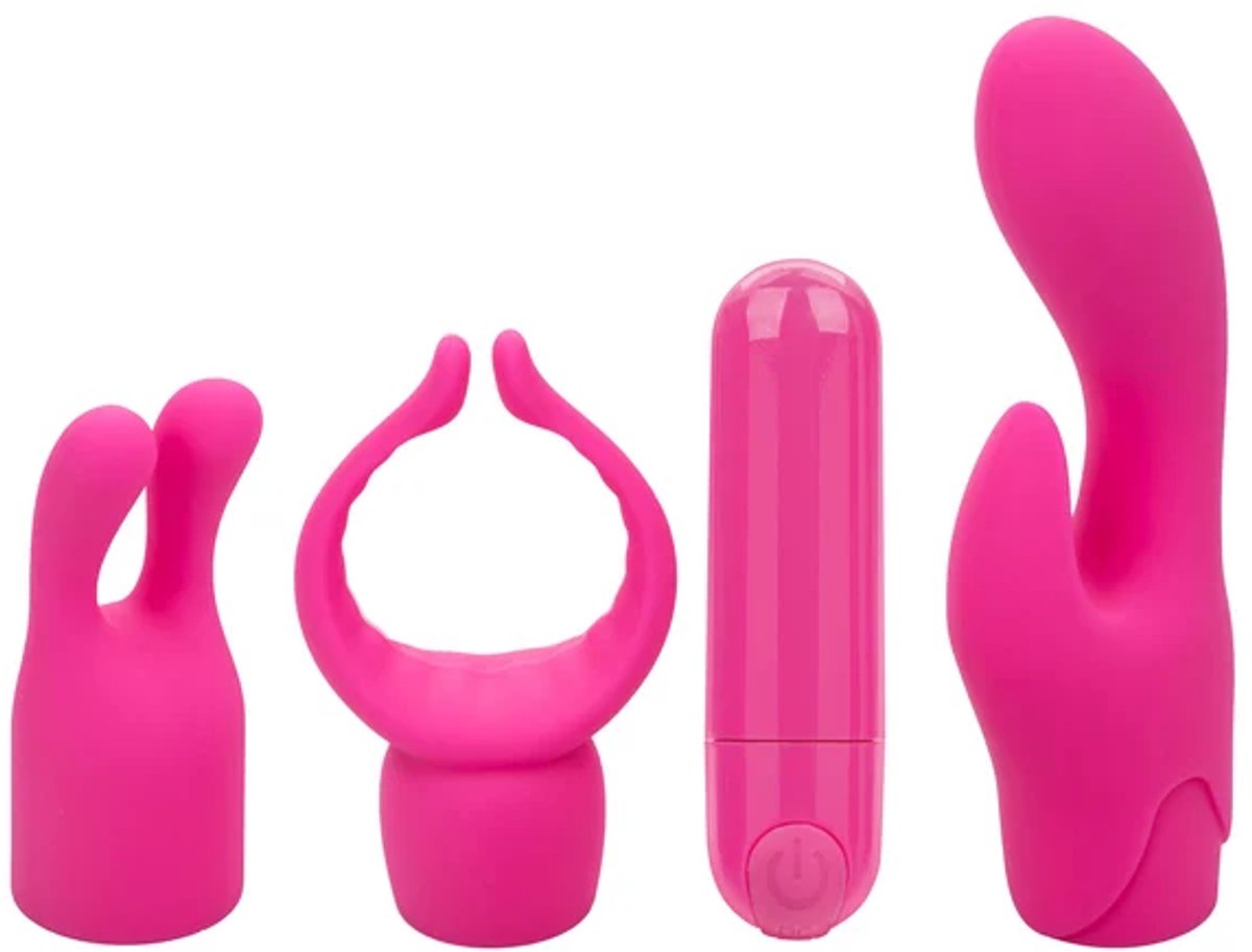 Sensationsdeluxe - Pleasure Kits - Lovers Collection - Mini Vibrator - Clitoris Stimulator - 3 in 1 - Elektrisch - USB oplader