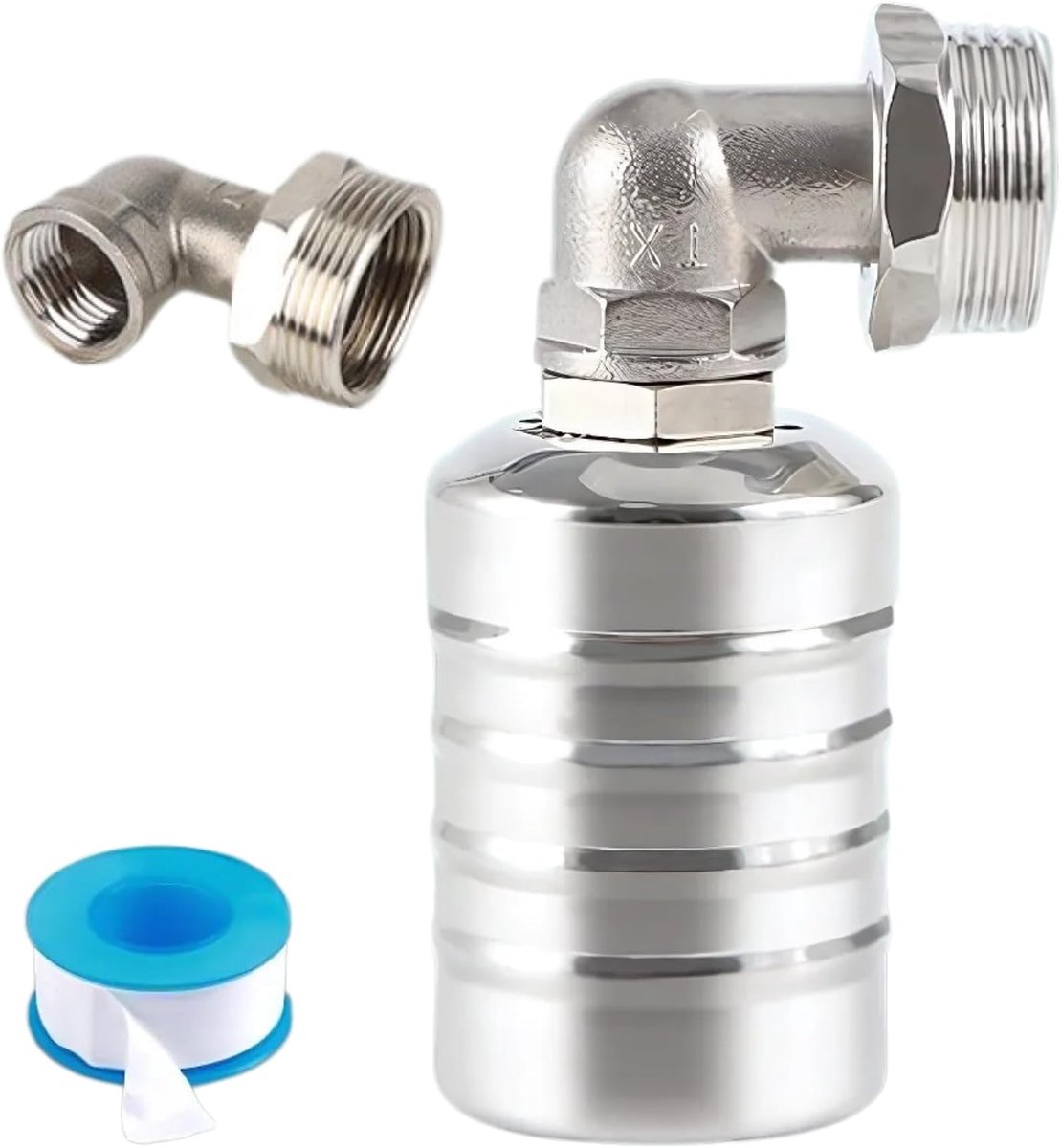 Automatische Vlotter Klep, 1 Inch met Zij-Ingang 304 Roestvrij Staal.