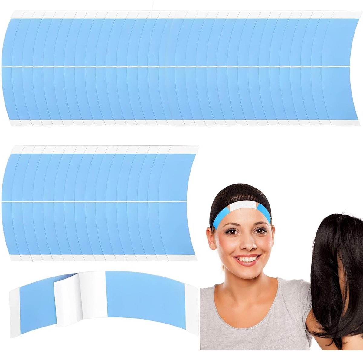48 Stuks Dubbelzijdige Mode Tape - Sterke, Waterdichte en Onzichtbare Plakband voor Haarstukken en Wimperextensions