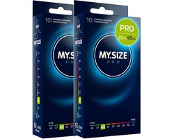 MY.SIZE PRO 20 stuks 49mm Elite condooms, slank, zeer zuiver Vytex-latex voor weinig geur, super gemakkelijk te openen en af te rollen