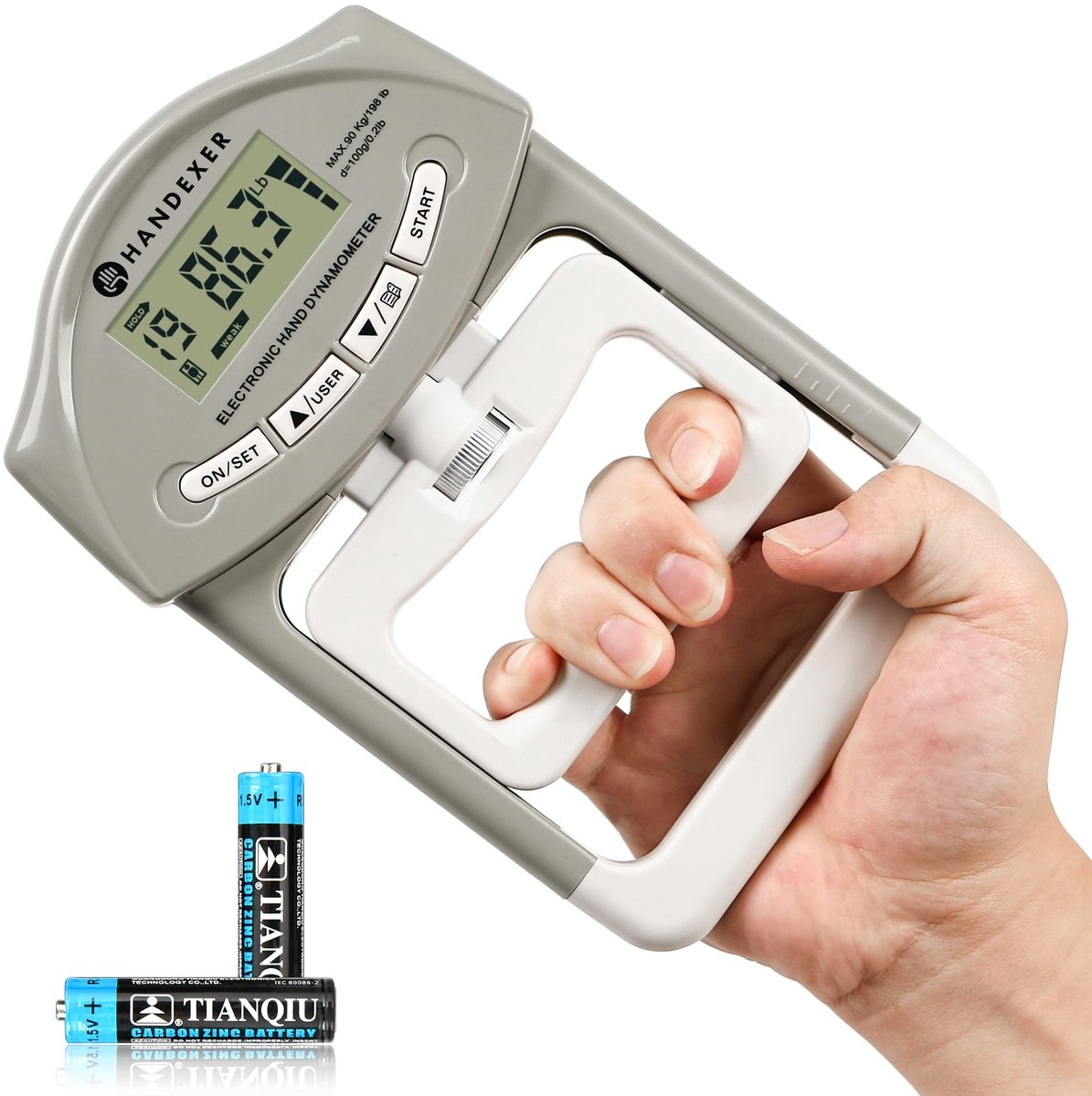 Omgoods - Gripkracht Tester Trainer Dynamometer voor Handtraining