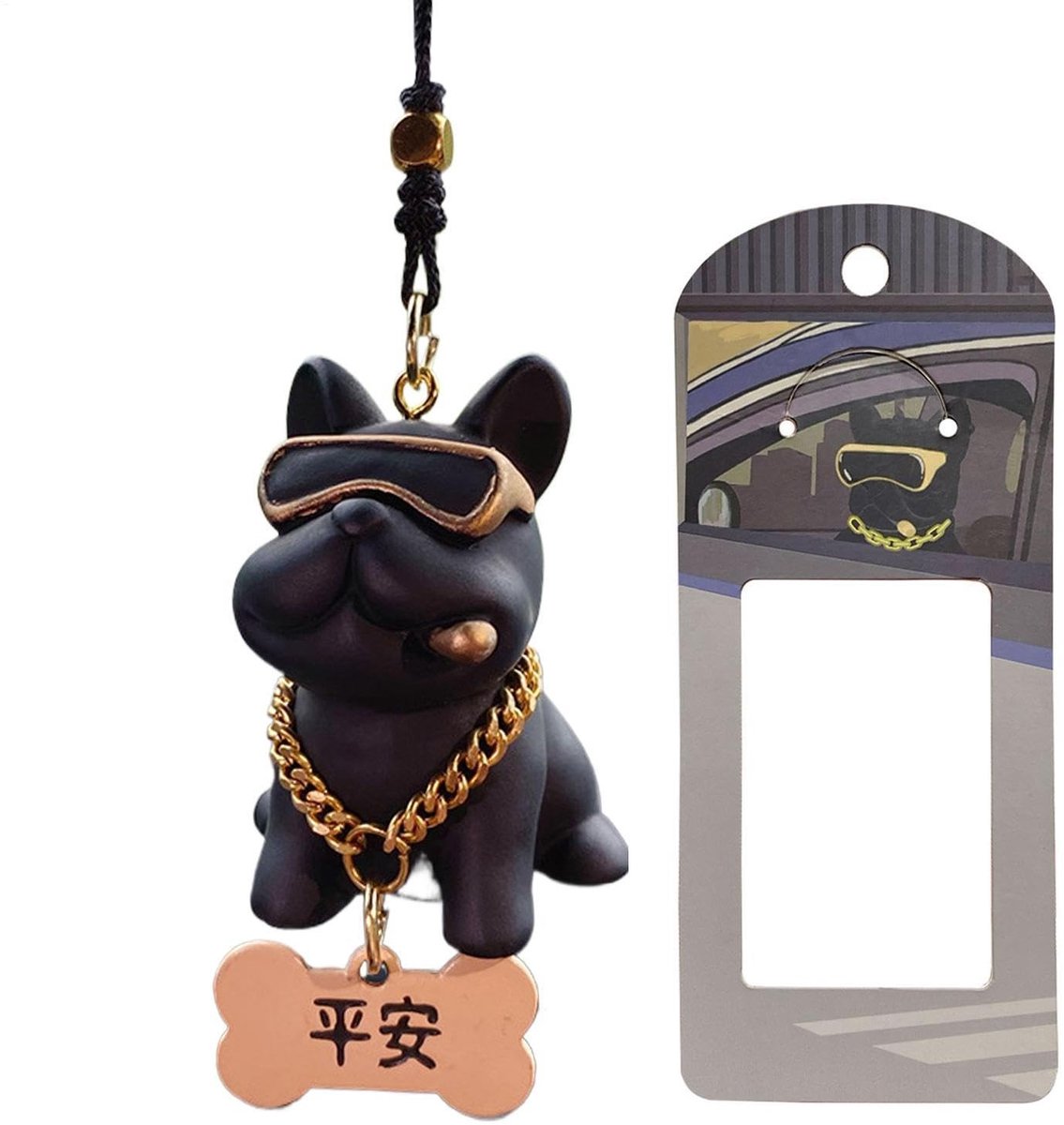 Elzusha - Bulldog Autohanger voor Interieur Decoratie