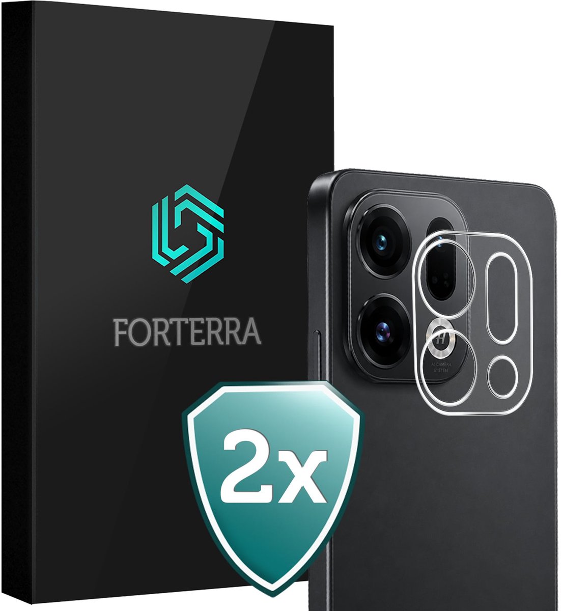 Camera Lens Protector 2 Stuks - Geschikt voor OPPO Find X9 - Camera Screenprotector Beschermglas - Gehard Glas - Tempered Glass - Screen Protector